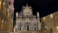 Komputerowa wizualizacji iluminacji Bazyliki w Loreto autorstwa międzynarodowego zespołu autorskiego w składzie: Henryk Wachta, Patryk Kusiak, Politechnika Rzeszowska, Polska, Gabriel Duca, Marche Polytechnic University Ancona, Italy