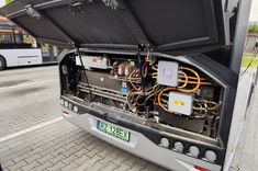 Układ zasilający autobusu elektrycznego